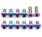 Preview: Better Bolts Bremsscheiben/Specialized Speed Sensor Befestigungsschrauben Kit Titan rainbow