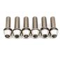 Preview: Better Bolts Deity Copperhead Vorbau M6x19mm Titan Schrauben-Kit silver