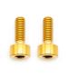 Preview: Better Bolts Fox 32 2025+ Fit4/Grip SL Federgabel Schrauben-Set Titan gold