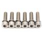 Preview: Better Bolts Industry Nine Vorbau M5x17mm Titan Schrauben-Kit silver
