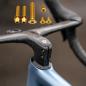 Preview: Better Bolts Specialized Roval Rapide/Roval Alpinist II Integrated Cockpit Titan Schrauben-Kit gold