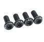 Preview: JRC Components Low Profile Aluminium Flaschenhalterschrauben M5x14mm black