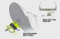 Preview: magped Ersatz Schuhplatten SPD 2 Loch