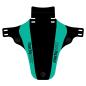 Preview: Mucky Nutz Face Fender teal Spritzschutz vorne