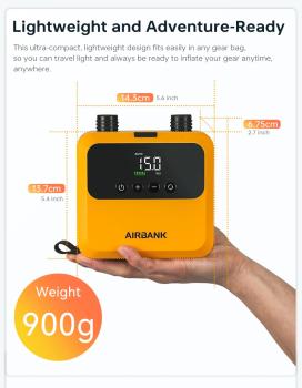 Airbank Pulse Pro E-Pump Elektrische Pumpe Stand Up Paddle