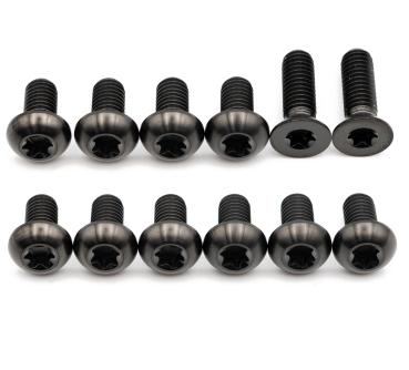 Better Bolts Bremsscheiben/Specialized Speed Sensor Befestigungsschrauben Kit Titan black