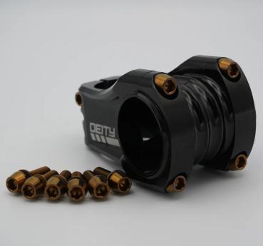 Preview: Better Bolts Deity Copperhead Vorbau M6x19mm Titan Schrauben-Kit copper