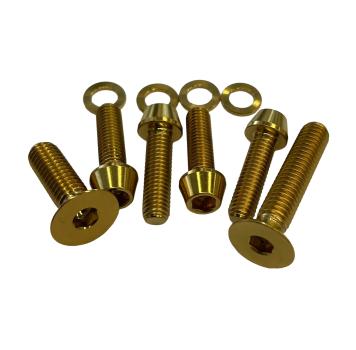 Better Bolts Enve Aero Vorbau Titan Schrauben-Kit gold