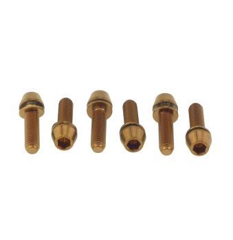 Better Bolts Enve M6/M7/Alloy Vorbau M5x18mm Titan Schrauben-Kit copper