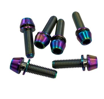 Better Bolts Enve Road Vorbau M5x17mm Titan Schrauben-Kit rainbow