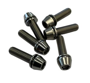 Better Bolts Enve Road Vorbau M5x17mm Titan Schrauben-Kit silver