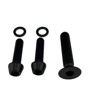 Better Bolts Enve SES AR In-Route One-Piece/SES Aero Pro One-Piece Vorbau M5x15/M6x35mm Titan Schrauben-Kit black