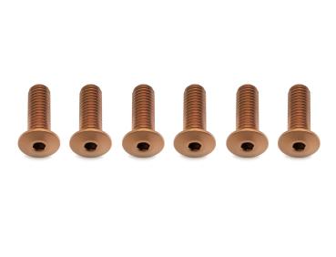 Better Bolts Flaschenhalterschrauben-Kit Low Profile (6 Stk.) M5x15mm Titan copper