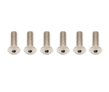 Better Bolts Flaschenhalterschrauben-Kit Low Profile (6 Stk.) M5x15mm Titan silver