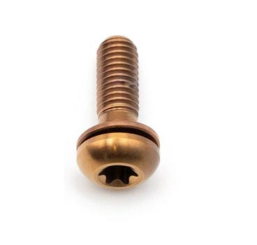 Better Bolts Flat Mount Befestigungsschraube Titan M5x15mm copper