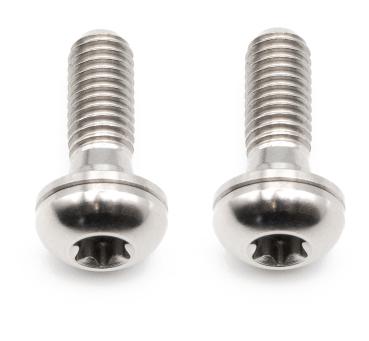 Better Bolts Flat Mount Befestigungsschrauben Kit Titan M5x15mm silver