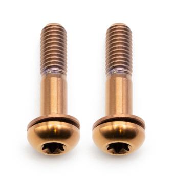 Better Bolts Flat Mount Befestigungsschrauben Kit Titan M5x22mm copper