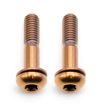 Better Bolts Flat Mount Befestigungsschrauben Kit Titan M5x27mm copper