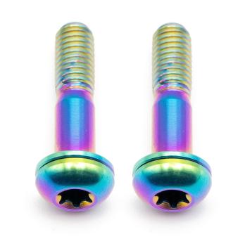 Better Bolts Flat Mount Befestigungsschrauben Kit Titan M5x27mm rainboiw