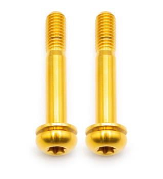 Better Bolts Flat Mount Befestigungsschrauben Kit Titan M5x32mm gold