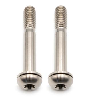 Better Bolts Flat Mount Befestigungsschrauben Kit Titan M5x32mm silver