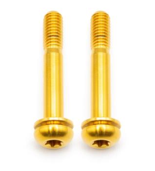 Better Bolts Flat Mount Befestigungsschrauben Kit Titan M5x42mm gold