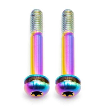 Better Bolts Flat Mount Befestigungsschrauben Kit Titan M5x42mm rainbow