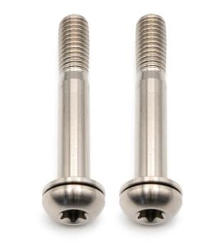 Better Bolts Flat Mount Befestigungsschrauben Kit Titan M5x42mm silver