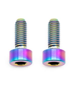 Better Bolts Fox 32 2025+ Fit4/Grip SL Federgabel Schrauben-Set Titan rainbow