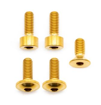 Better Bolts Fox 34 Fit4/Grip SL Federgabel Schrauben-Kit Titan gold