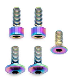 Better Bolts Fox 34 Fit4/Grip SL Federgabel Schrauben-Kit Titan rainbow