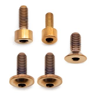 Better Bolts Fox 34 Grip/Grip2/GripX/Grip X2/Rhythm Federgabel Schrauben-Kit Titan copper
