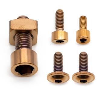 Better Bolts Fox 36 Grip/Grip2/GripX/Grip X2/Rhythm (2021-2025) Federgabel Schrauben-Kit Titan copper