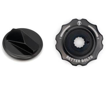 Better Bolts Fox 36/38/40 Grip 2/Grip X2/Grip X Federgabel HSC Dial Top Cap/Air Cap black