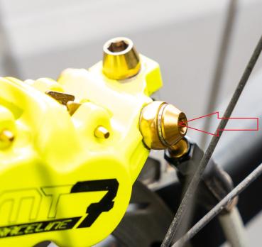 Preview: Better Bolts Magura MT5/MT7 Disc Brake Schrauben Kit Titan gold