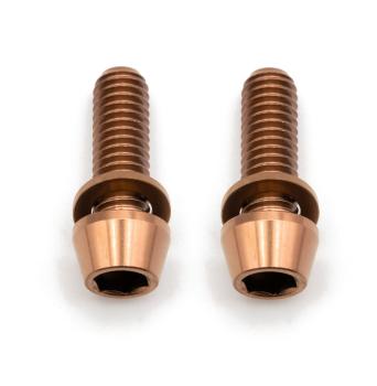 Better Bolts Postmount Adapter-Befestigungsschrauben Kit Titan M6x18mm copper