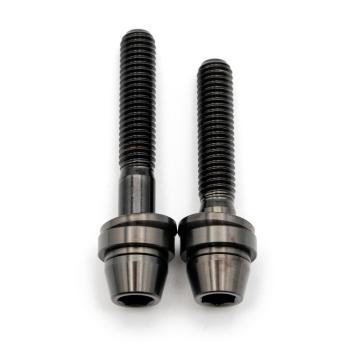 Better Bolts Postmount Bremssattel/Adapter-Befestigungsschrauben Kit Titan M6x35mm/M6x40mm black