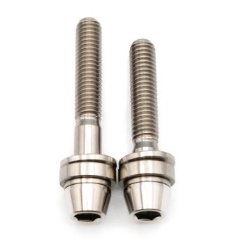 Better Bolts Postmount Bremssattel/Adapter-Befestigungsschrauben Kit Titan M6x35mm/M6x40mm silver