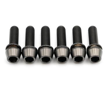Better Bolts Raceface Turbine R Vorbau M5x17mm Titan Schrauben-Kit black