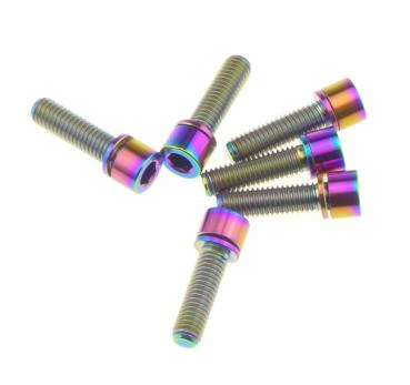 Better Bolts Race Face Aeffect Vorbau M5x18mm Titan Schrauben-Kit rainbow
