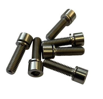 Better Bolts Race Face Aeffect Vorbau M5x18mm Titan Schrauben-Kit silver