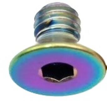 Better Bolts Rock Shox Vivid/Super Deluxe 2023+ (Coil/Air) Dämfer Compression Bolt Titan rainbow