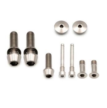 Better Bolts Shimano Ultegra/105/GRX Groupset Schrauben Kit Titan silver