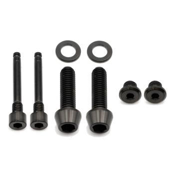 Better Bolts Shimano XT/SLX/Deore/Saint/Zee Disc Brake Schrauben Kit Titan black