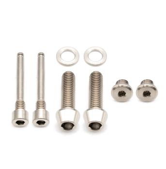 Better Bolts Shimano XT/SLX/Deore/Saint/Zee Disc Brake Schrauben Kit Titan silver