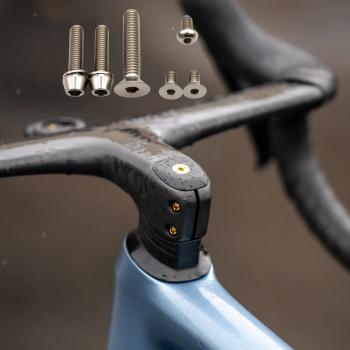 Preview: Better Bolts Specialized Roval Rapide/Roval Alpinist II Integrated Cockpit Titan Schrauben-Kit silver