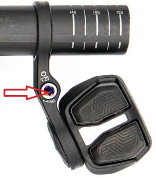 Preview: Better Bolts Sram AXS POD Controller Schraube Titan rainbow