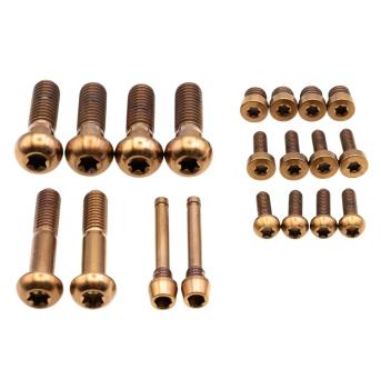 Better Bolts Sram Code Ultimate/Silver/Bronze/RSC Disc Brake Schrauben Kit Titan copper