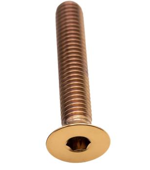 Better Bolts Steuersatz Top Cap Senkkopf-Schraube Titan M6x35mm copper