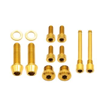Better Bolts TRP DHR Evo Disc Brake Schrauben Kit Titan gold